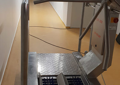 Kohlhoff -higienos stotelės instaliavimas - makaronų gamyba
